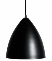Oval matsort hængelampe fra NORDAL