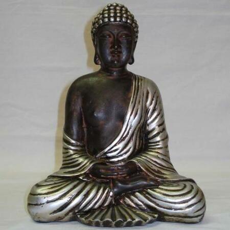 Siddende Buddha Med Klæde