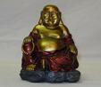 Lille Buddha I Rød & Guld